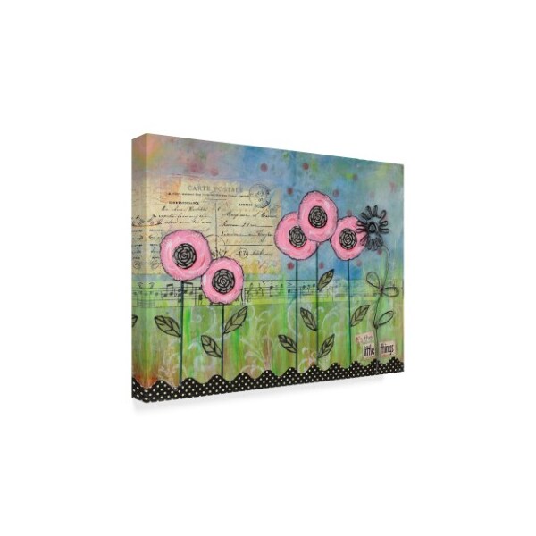 Let Your Art Soar 'Spring Garden Phrase' Canvas Art,35x47